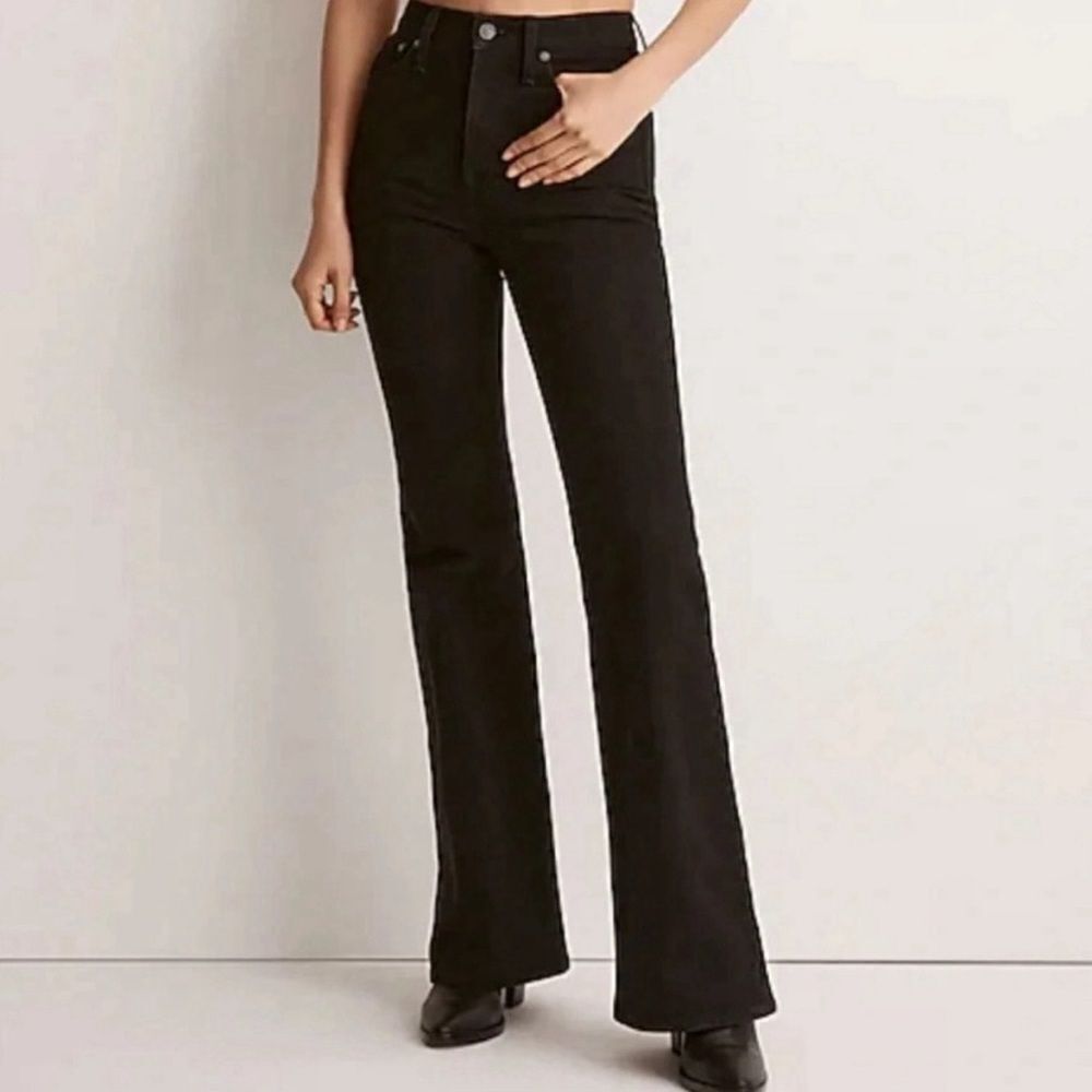 Madewell the perfect vintage flare jean black